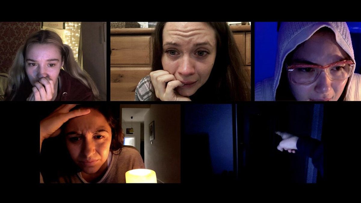 Netflix ofrece Host. Una película de terror muy original filmada durante la pandemia. Espiritismo por Zoom.