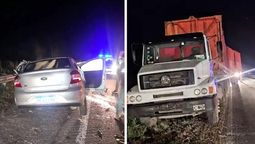 Los autos involucrados en el luctuoso accidente.