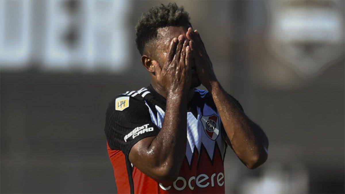 Miguel Borja está lesionado.