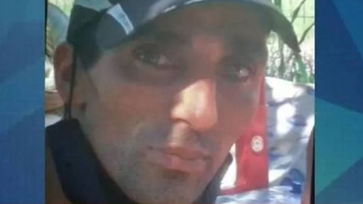 El rostro de Carlos Savanz, la persona que tendría secuestrada a Maia. 