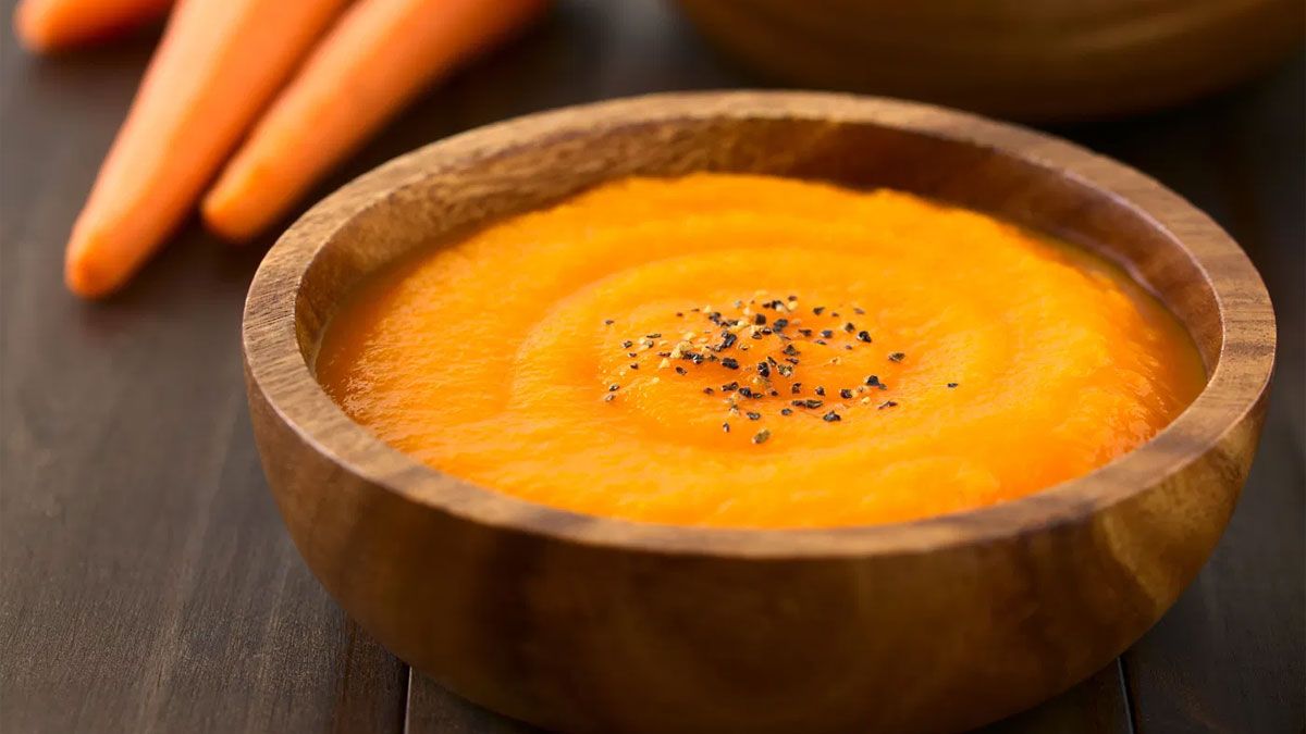 Esta receta de zanahoria sale cremosa y demasiada sabrosa