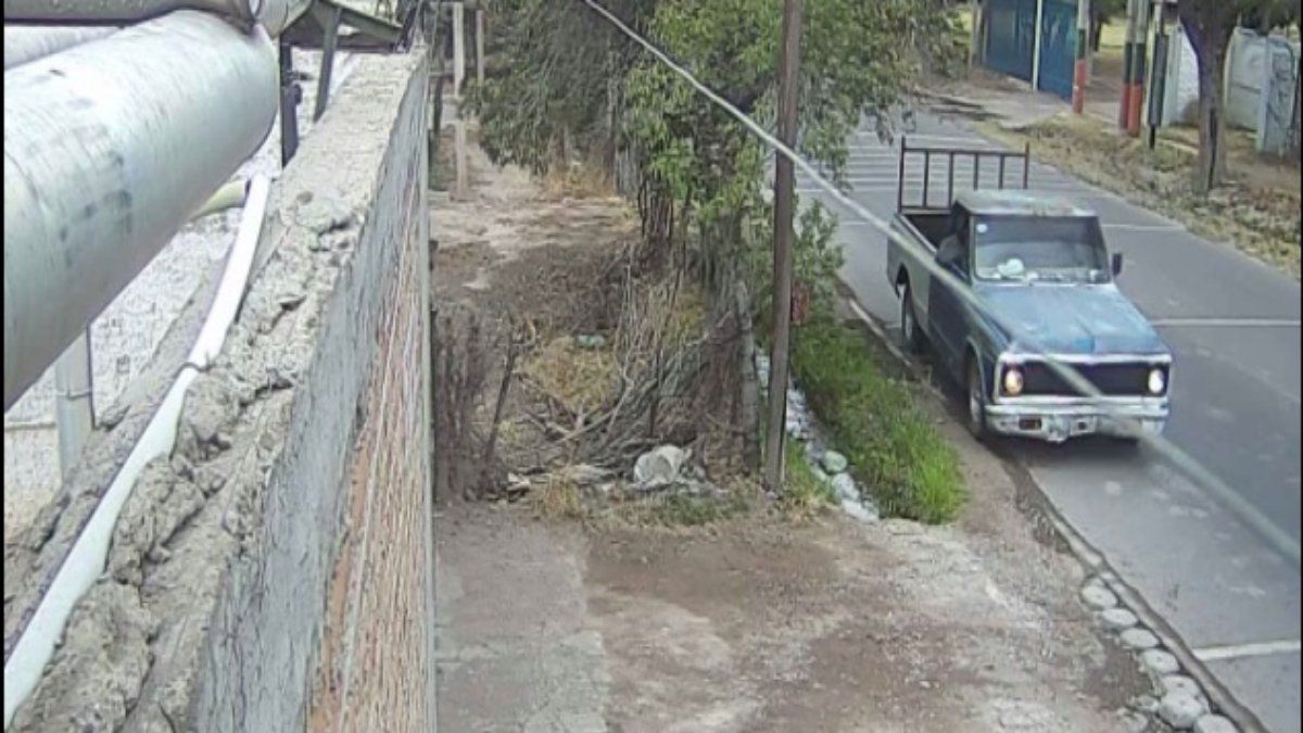 La camioneta en la cual se movían los autores del crimen en Guaymallén de María Alejandra Pérez.