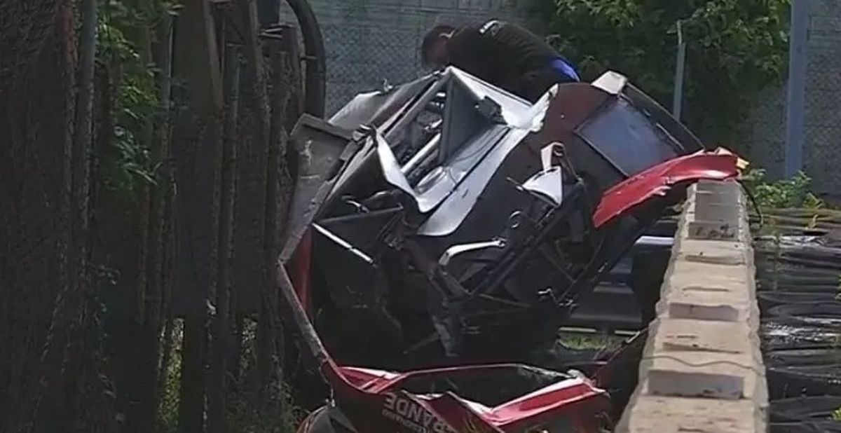 Gastaldi fue el protagonista de un duro accidente en el Top Race.