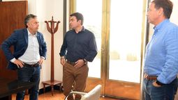 Referentes de la alianza gobernante: Alfredo Cornejo, Omar De Marchi y Rodolfo Suarez. No es un buen momento en el frente Cambia Mendoza.