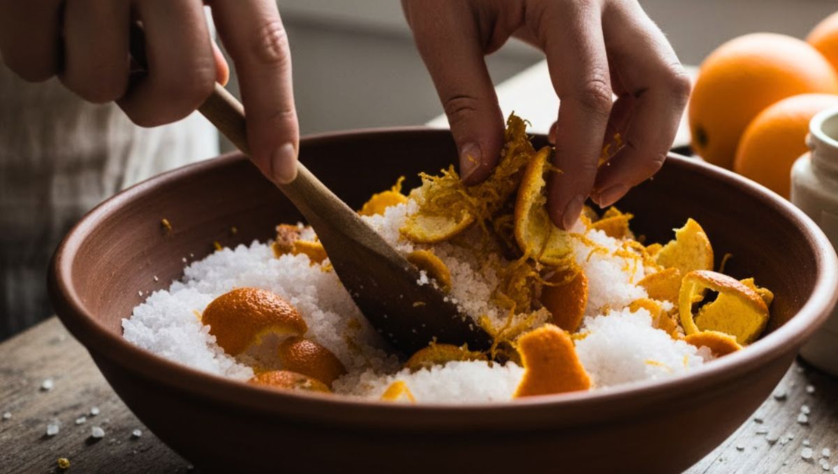 La mezcla de sal y cáscara de naranja puede darte grandes beneficios.&nbsp;