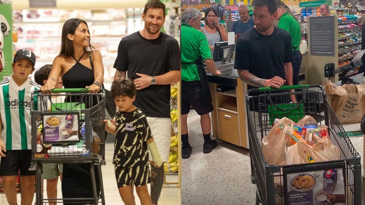 Lionel Messi fue al supermercado en Miami y causó furor entre las góndolas