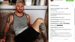 Messi cambió de look y ahora está rubio