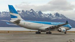 En un mensaje durante el vuelo