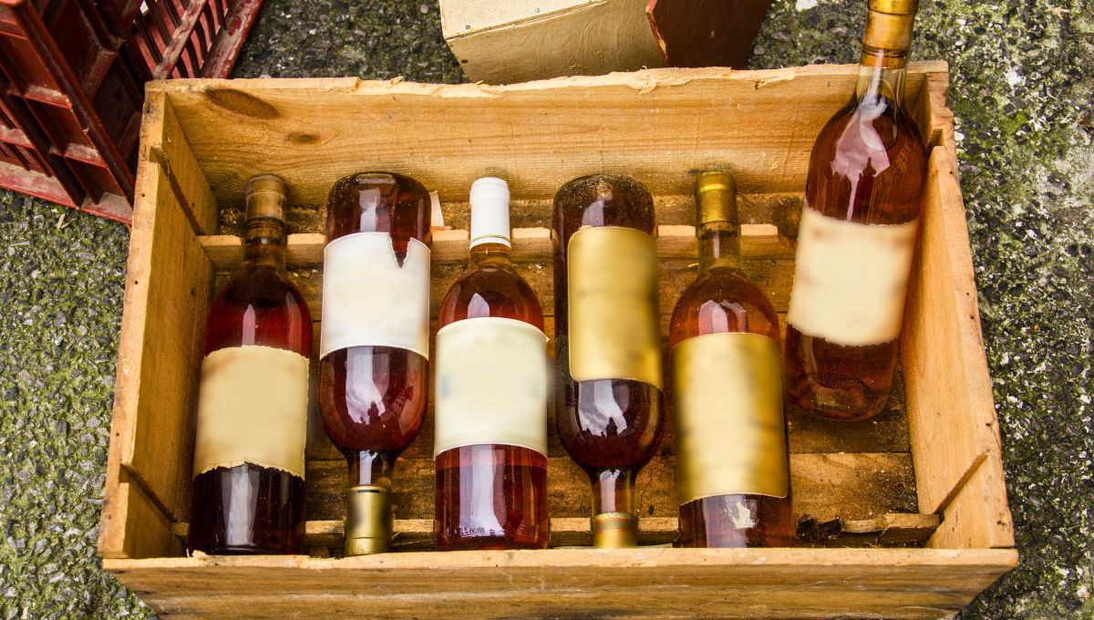 Quién tiene cajas de vino en su casa