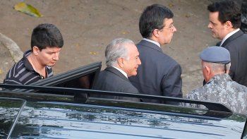 Ordenaron liberar a Temer y le bloquearon sus bienes