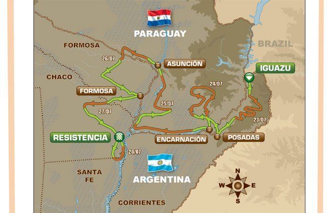 Presentaron el Dakar Series Desafío Litoral 2012 Argentina-Paraguay