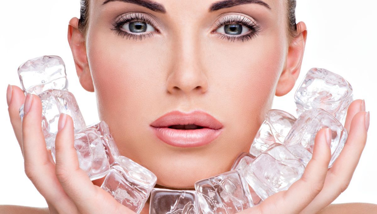 El hielo en el rostro sirve para mejorar la circulación sanguínea. El hielo en el rostro sirve para mejorar la circulación sanguínea. 