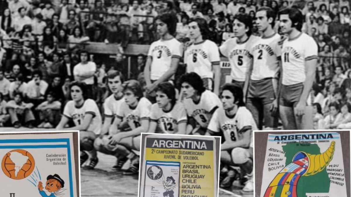 El Campeonato Sudamericano juvenil de Vóleibol que se disputó en marzo de 1974 en el estadio Juan Domingo Ribosqui.