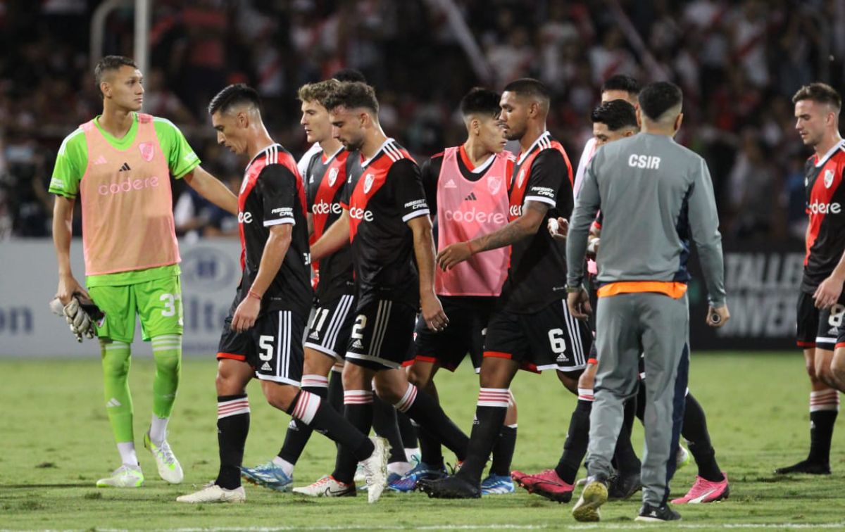 River necesita asimilar el golpe sufrido en el Malvinas (UNO/Nicolás Ríos)