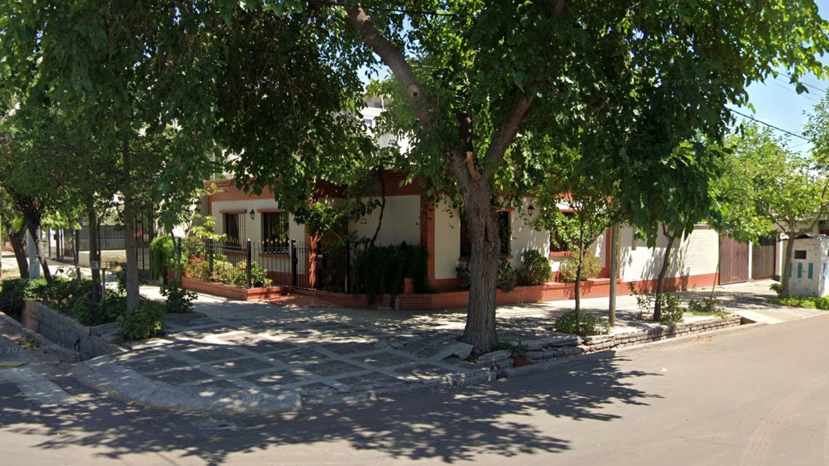 El domicilio donde ocurrió el robo en Guaymallén.