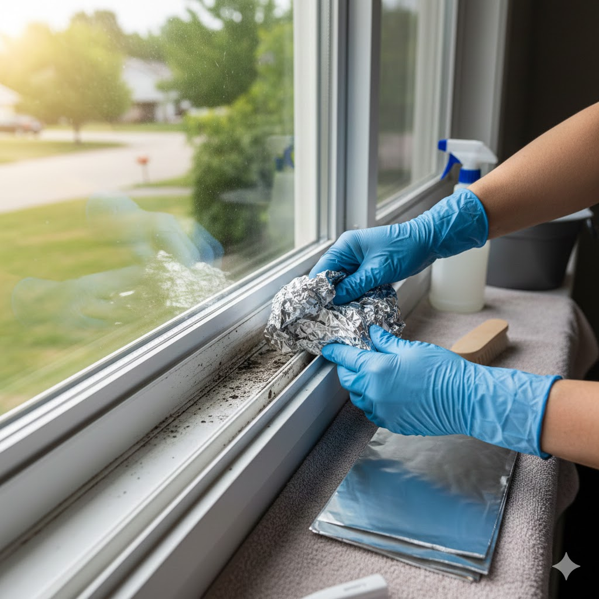 Probá usar papel aluminio en los rieles de tus ventanas y evita este problema muy común