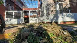 La escuela Abelardo Vázquez, de San José, fue una de las que suspendió las clases en la mañana del jueves tras la tormenta que azotó, principalmente, a Guaymallén