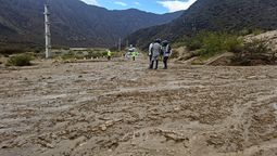 El alud en la ruta 7 tapó toda la calzada.