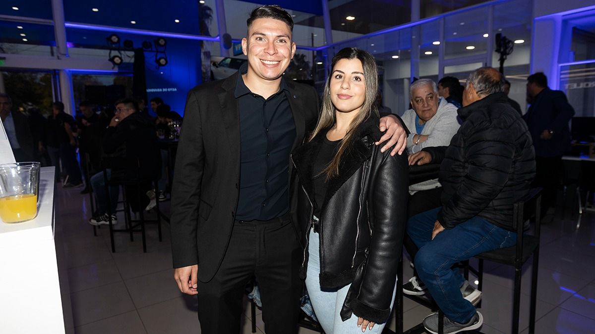 Renzo Prospite junto a Gabriela Catalfamo. Renzo Prospite junto a Gabriela Catalfamo.