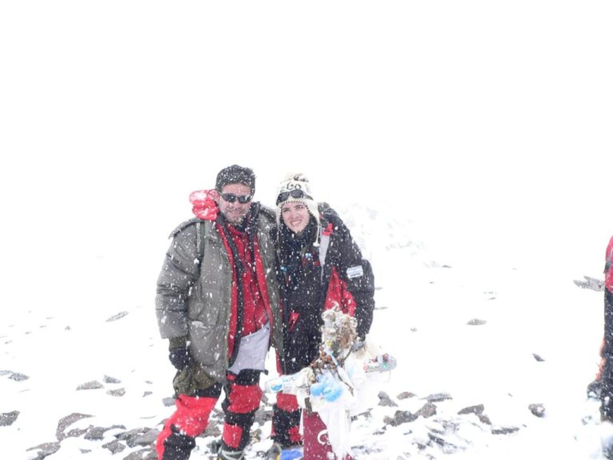 Ricardo González y su hija Natacha. Ricardo González y su hija Natacha.