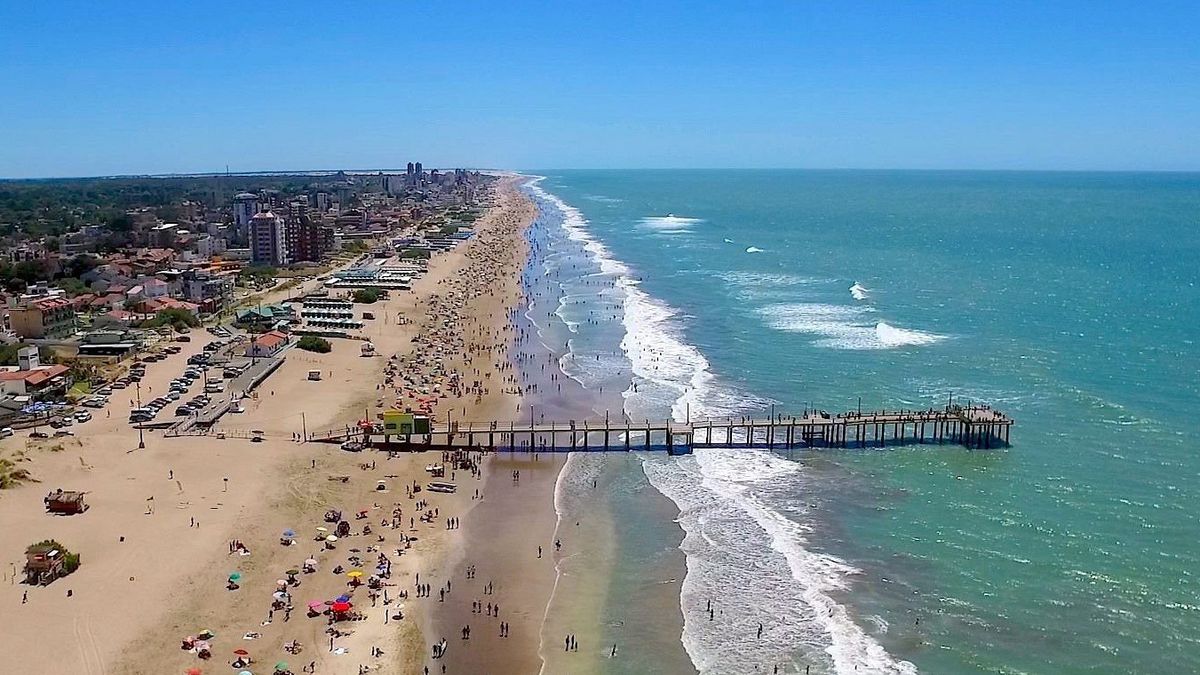 Las playas de Villa Gesell son de las más elegidas del país. 