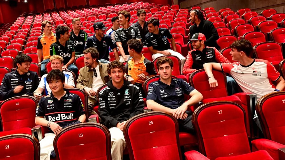 Franco Colapinto y el resto de los pilotos de la F&oacute;rmula 1 en el cine.
