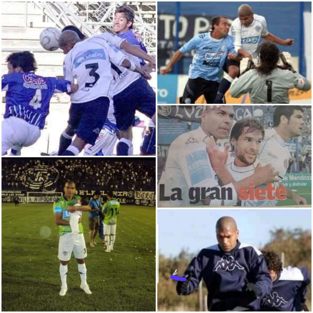 Walter Ledesma defendiendo la camiseta de Independiente Rivadavia.