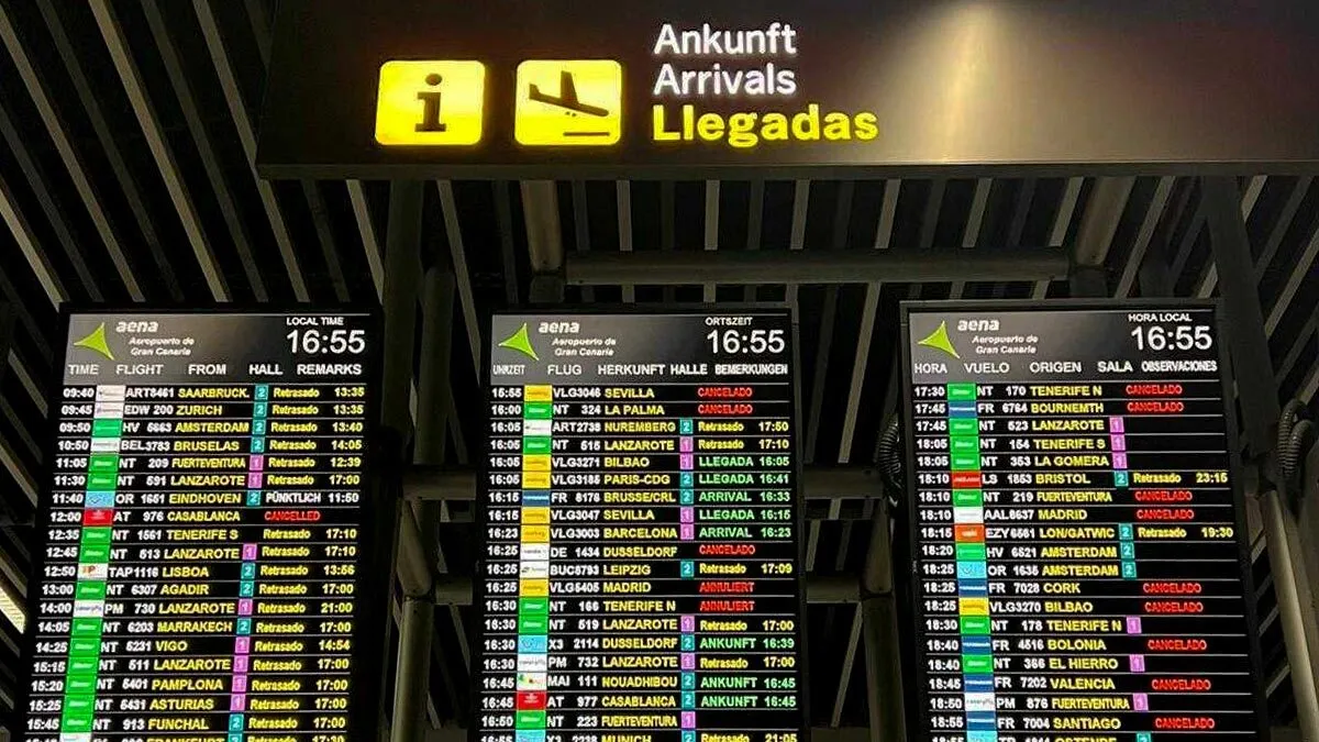 Los viajeros enfrentan cancelaciones masivas de vuelos por el huracán Milton Los viajeros enfrentan cancelaciones masivas de vuelos por el huracán Milton