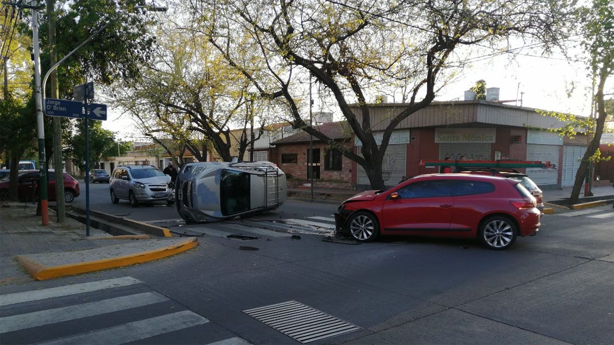 Impresionante accidente en Guaymallén