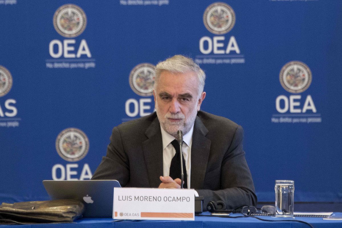 Luis Moreno Ocampo, en su función de primer Fiscal de la Corte Penal Internacional.
