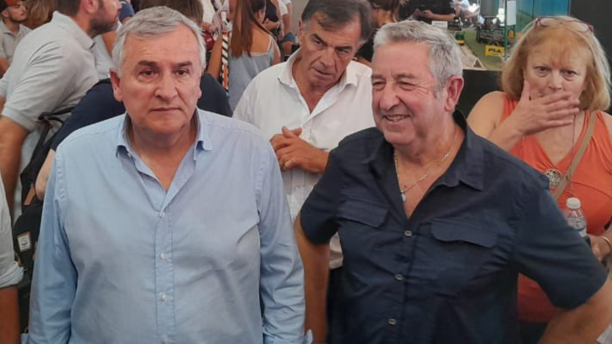 Cobos apoyó a Morales durante la visita del jujeño a Mendoza.