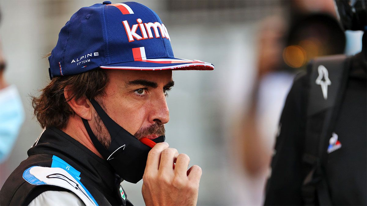 Fernando Alonso fue amargado por un envoltorio de sándwich