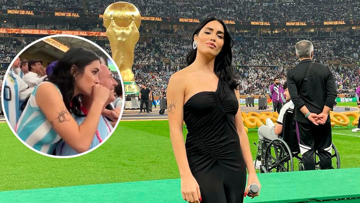 Lali Espósito recibió un mensaje del joven acusado de acosarla en el estadio Lusail de Qatar.