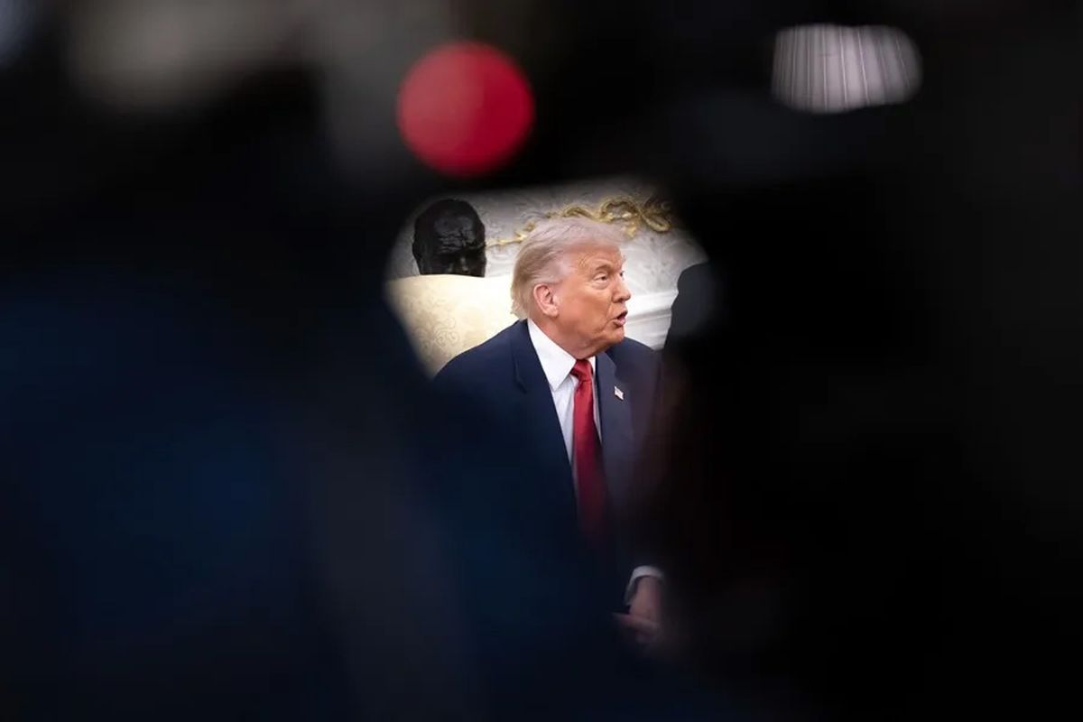 El presidente de Estados Unidos, Donald Trump, en la Casa Blanca, en Washington (Archivo). Cr&eacute;dito: EFE/EPA/ Nathan Howard.