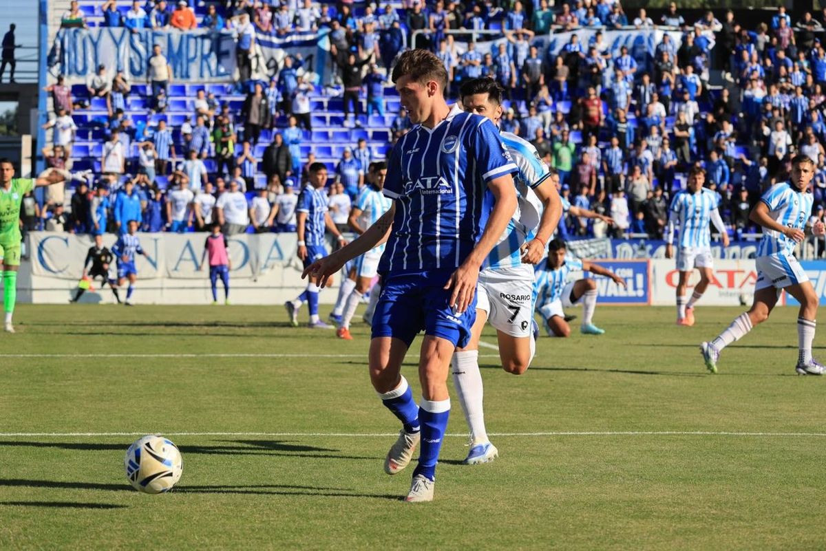 Tomás Rossi tuvo un buen rendimiento en Godoy Cruz.