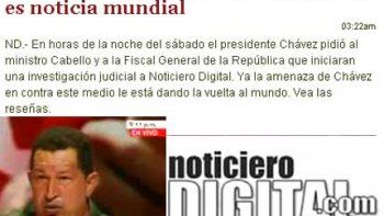 Chávez pidió regular Internet