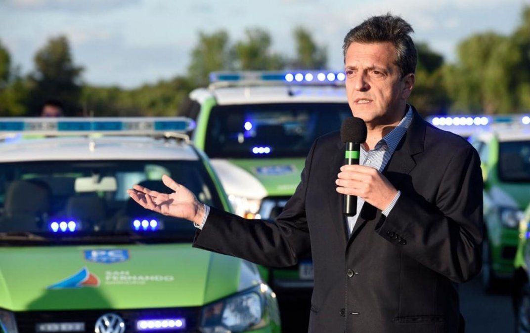 Sergio Massa destacó la lucha contra la inseguridad.