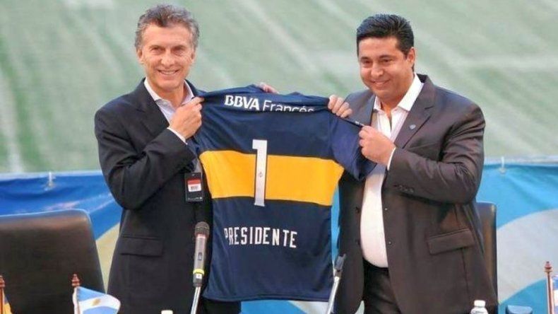 Mauricio Macri y Daniel Angelici.