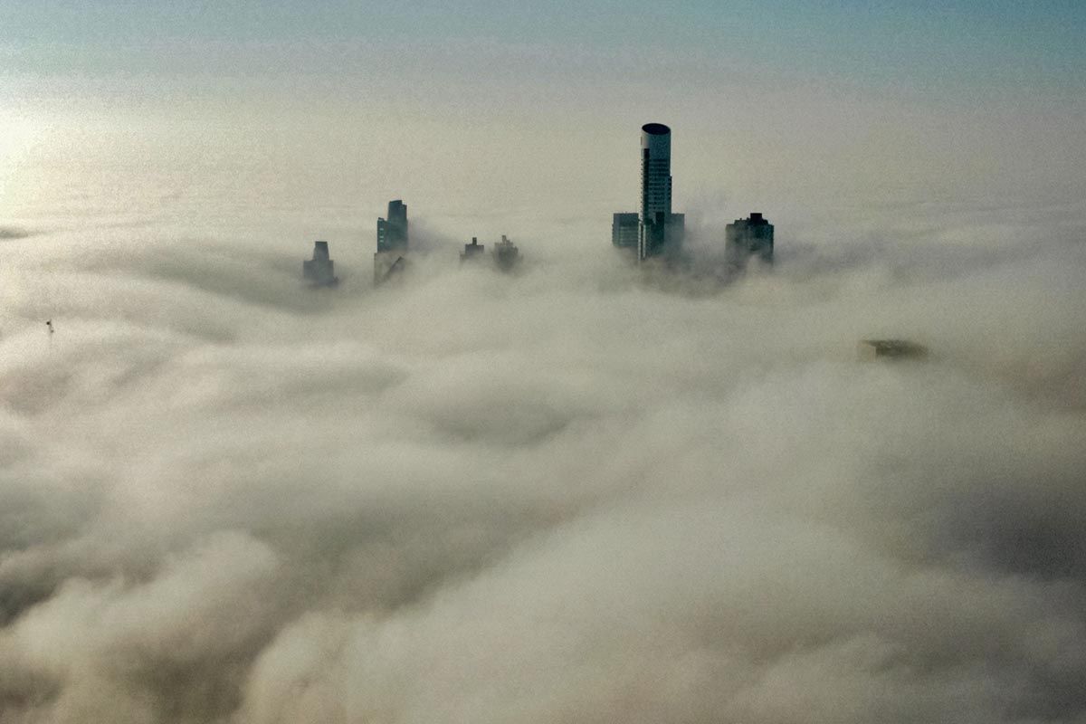 La niebla, también símbolo de las relaciones entre Javier Milei y las provincias. La niebla, también símbolo de las relaciones entre Javier Milei y las provincias.