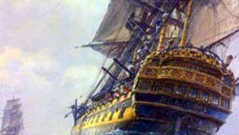 Reapareció el mítico galeón San José