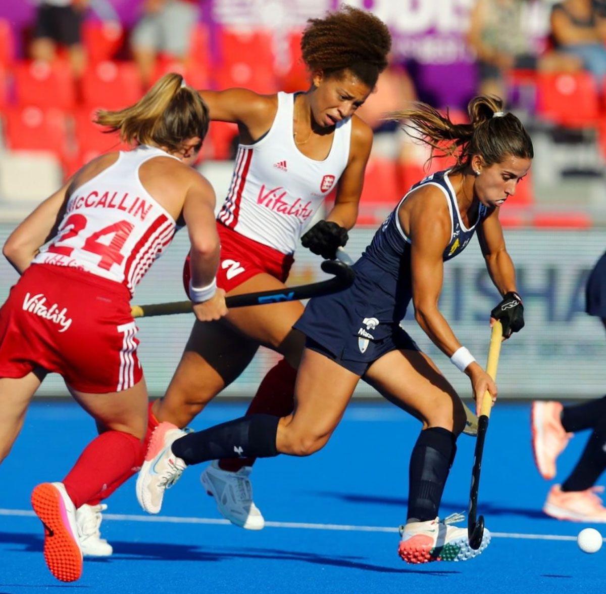 Las Leonas, con la mendocina Delfina Thomé, batieron a Inglaterra