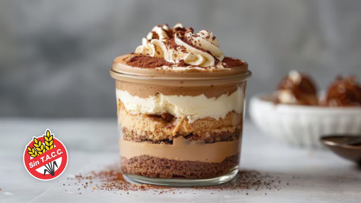 Esta receta sin TACC es muy fácil de hacer y lograrás en poco tiempo un delicioso tiramisú. Esta receta sin TACC es muy fácil de hacer y lograrás en poco tiempo un delicioso tiramisú.