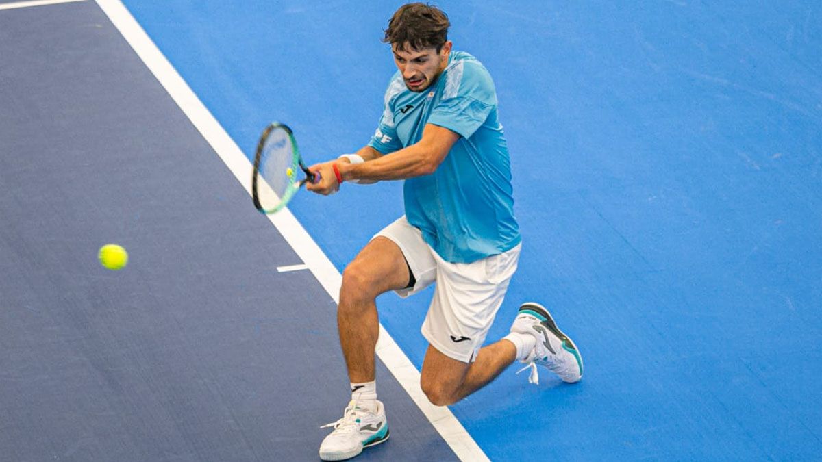 Mariano Navone le dio el triunfo a Argentina en la Copa Davis.