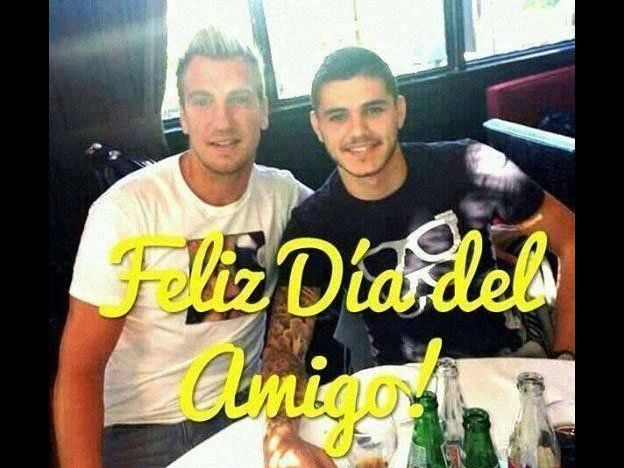 Humor en el día del amigo: Maxi e Icardi revolucionaron las redes sociales