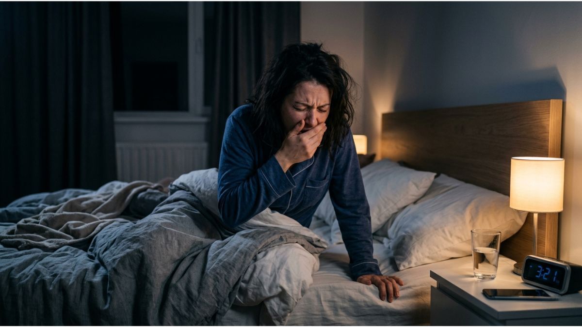 Descubrí el significado de ahogarse con saliva al dormir. Foto: Gemini