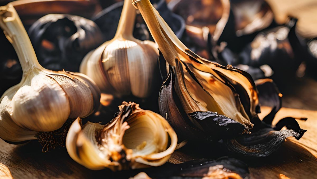 Quemar cáscaras de ajo. Quemar cáscaras de ajo.