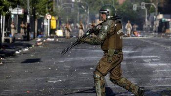 Denuncian el uso de perdigones metálicos contra manifestantes