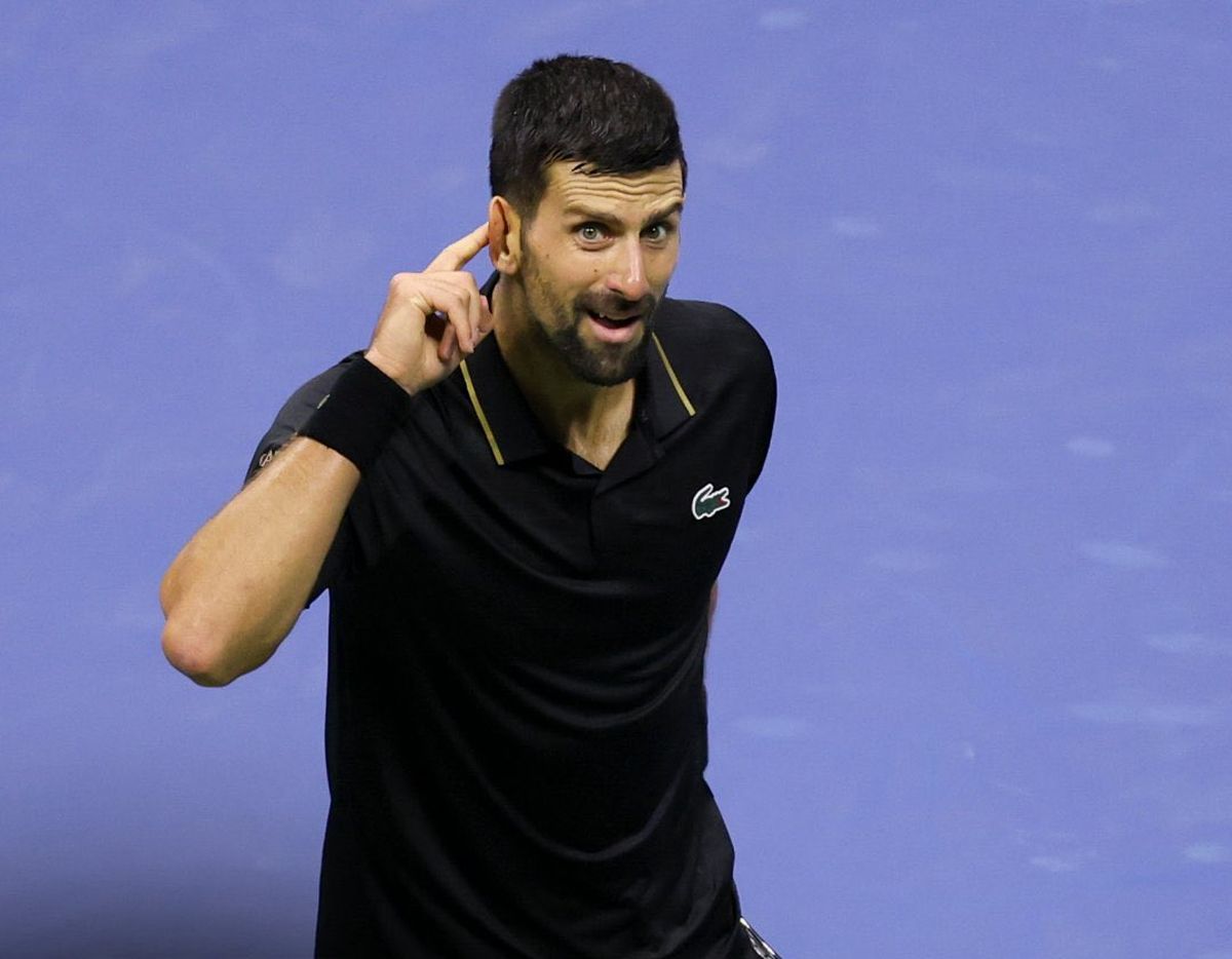 Novak Djokovic y su diálogo con el público del Us Open.
