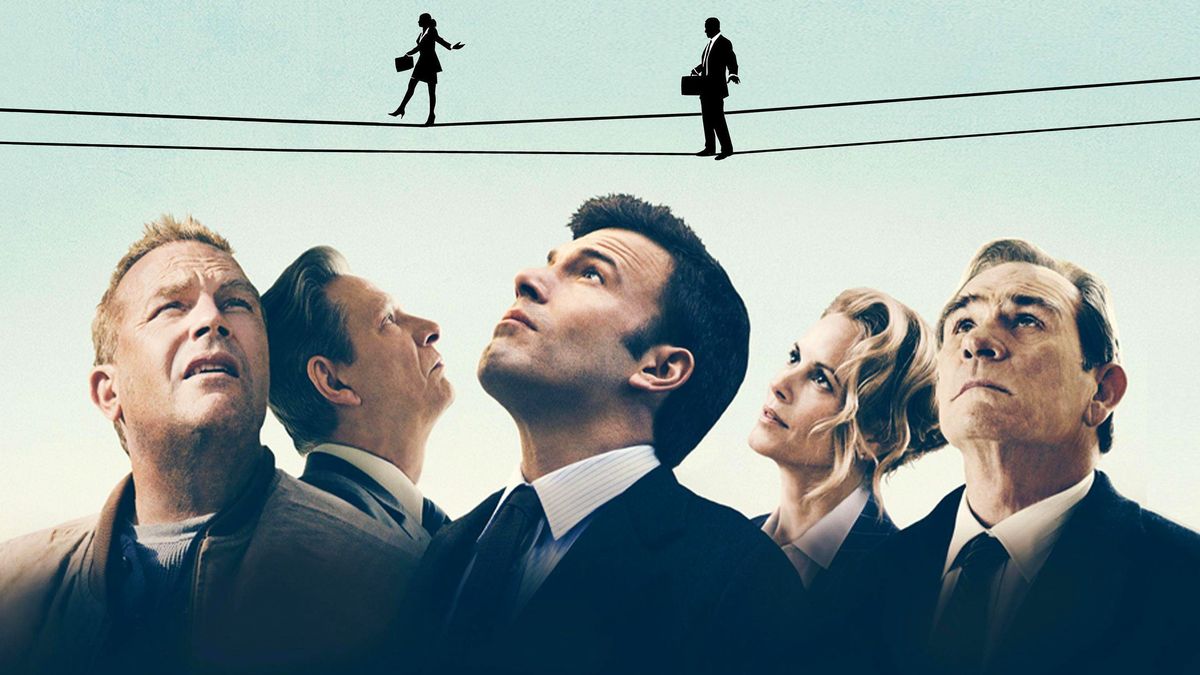 Hombres de negocios, la película de Netflix con Ben Affleck y Kevinc Costner que está escondida en la plataforma. Foto: gentileza Themoviedb. Hombres de negocios, la película de Netflix con Ben Affleck y Kevinc Costner que está escondida en la plataforma. Foto: gentileza Themoviedb.