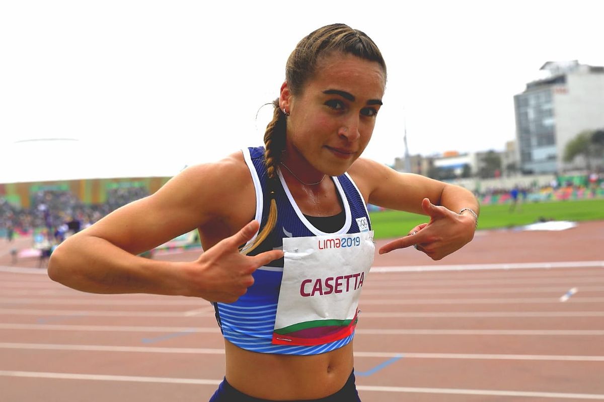 Belén Cassetta acompañará a Germán Chiaraviglio en el equipo de atletismo.